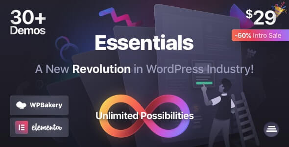 Essentials v1.1.1 – Multipurpose WordPress Theme 【nulled】