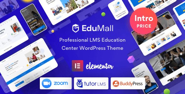 EduMall v2.9.5 – 专业教育培训网站模板WordPress主题