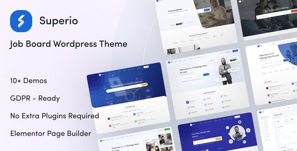 Superio v1.1.16 – Job Board WordPress Theme