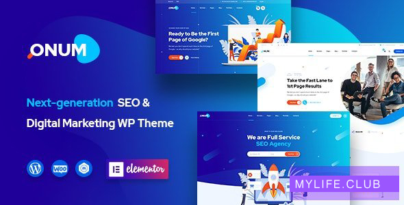 Onum v1.2.7 – SEO & Marketing Elementor WordPress Theme