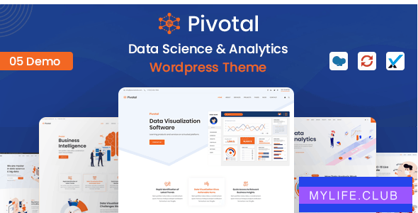 Pivotal v1.2 – Data Science & Analytics WordPress Theme