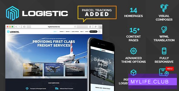 Logistic v6.9 – WP Theme For Transportation Business