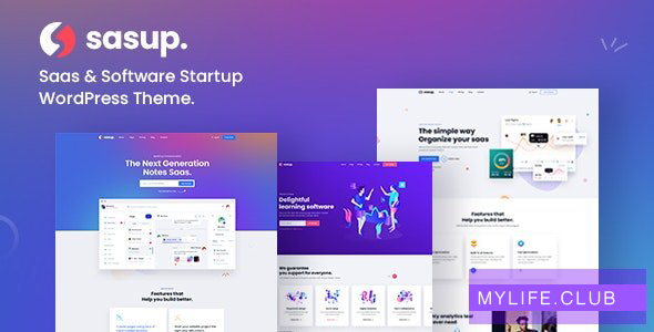 Sasup v1.0.0 – Sass Landing WordPress Theme