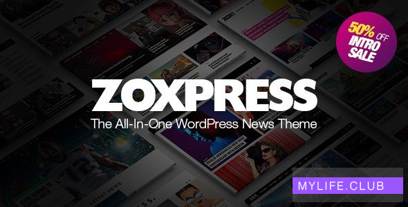 ZoxPress v2.08.0 – All-In-One WordPress News Theme