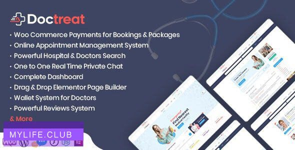 Doctreat v1.5.0 – Doctors Directory WordPress Theme