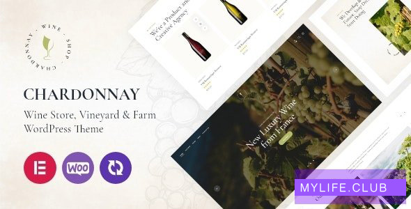 Chardonnay v1.1 – Wine Store & Vineyard WordPress Theme