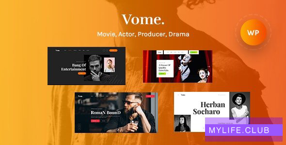 Vome v1.0.7 – Multipurpose Film Studio Movie Production WordPress Theme