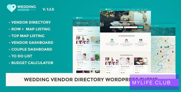 Wedding Vendor v1.2.5 – Directory & Listing WordPress Theme