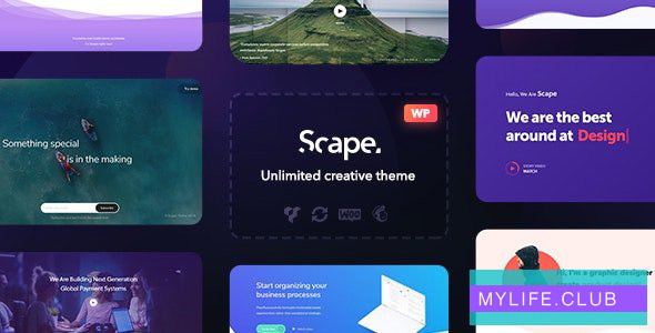 Scape v1.5.3 – Multipurpose WordPress theme 【nulled】