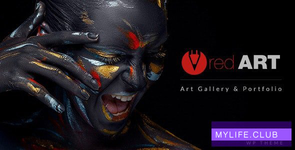 Red Art v2.5 – Artist Portfolio