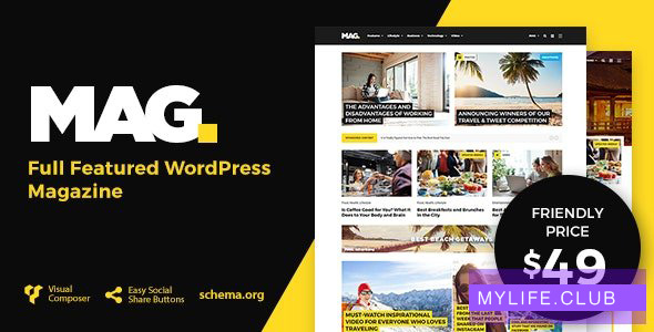 Mag v2.0.6 – Full Featured WordPress Magazine