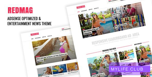 RedMag v2.0.0 – AdSense Optimized & Entertainment News Theme