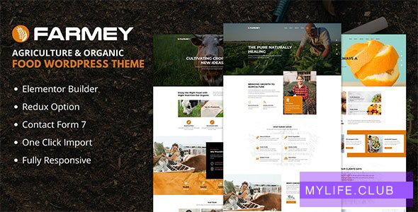 Farmey v1.0 – Agriculture WordPress Theme