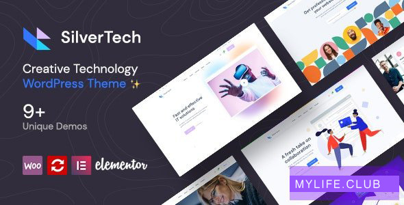 Silvertech v1.3 – Creative WordPress Theme