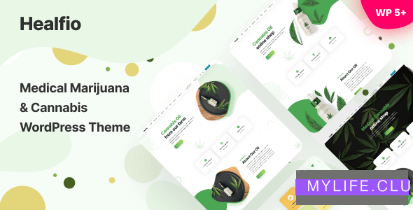 Healfio v1.28 – Medical Marijuana & Coffeeshop WordPress Theme