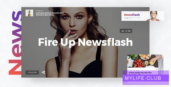 Newsflash v1.6 – News Magazine Theme