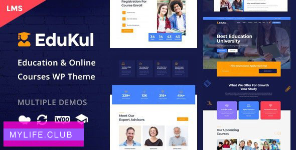 Edukul v1.15 – Online Courses WordPress Theme