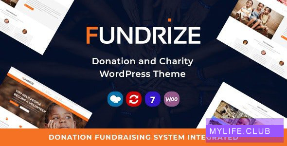 Fundrize v1.21 – Responsive Donation & Charity Theme