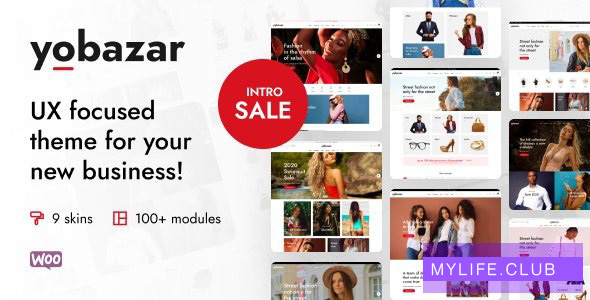 Yobazar v1.0.9 – Elementor WooCommerce WordPress Theme