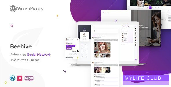 Beehive v1.4.3 – Social Network WordPress Theme