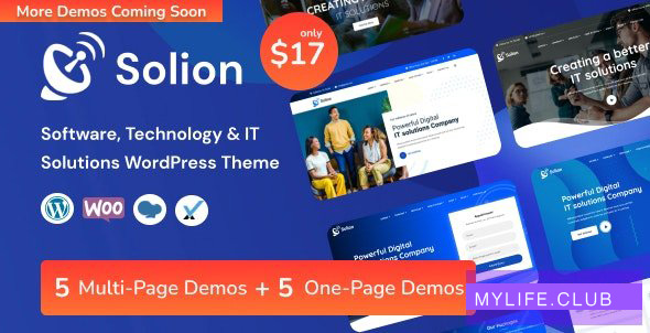 Solion v1.1 – Technology & IT Solutions WordPress Theme