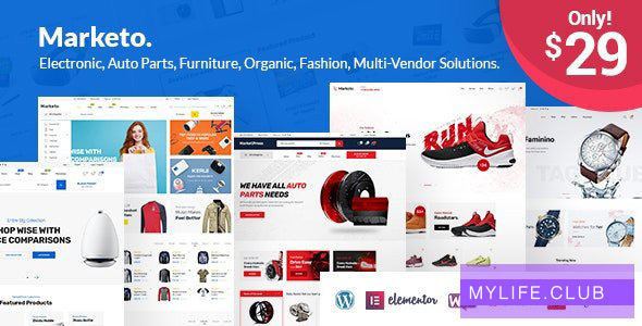 Marketo v4.5 – ECommerce & Multivendor Theme 【nulled】