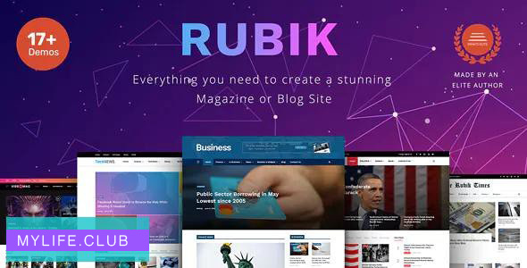 Rubik v2.0 – A Perfect Theme for Blog Magazine Website