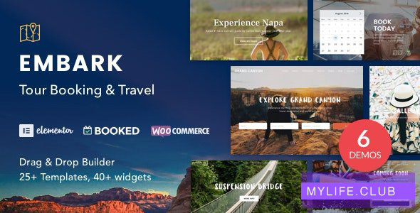 Embark v1.4.1 – Tour Booking & Travel WordPress Theme