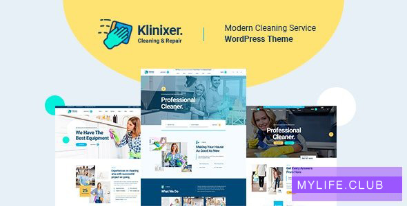 Klinixer v1.0.4 – Cleaning Services WordPress Theme + RTL