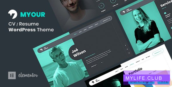 Myour v1.3.1 – Resume Theme