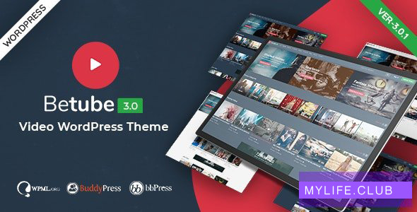 Betube v3.0.7 – Video WordPress Theme