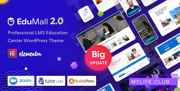 EduMall v2.9.8 – Professional LMS Education Center WordPress Theme