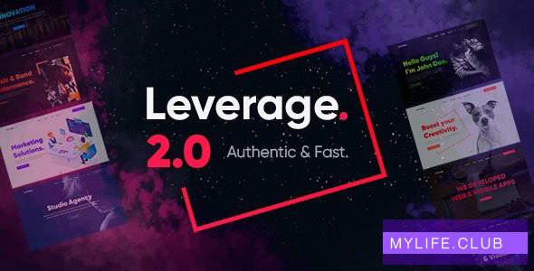 Leverage v2.1.5 – Creative Agency & Portfolio WordPress Theme