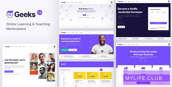 Geeks v1.0.7 – Online Learning Marketplace WordPress Theme