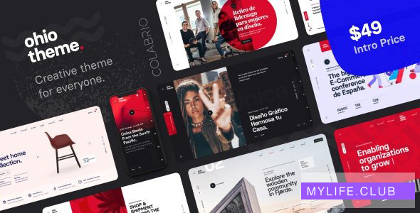 Ohio v2.4.3 – Creative Portfolio & Agency WordPress Theme 【nulled】