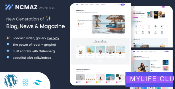 Ncmaz v1.0 – Blog Magazine WordPress Theme