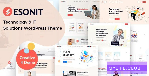 Esonit v1.0 – IT solutions WordPress Theme