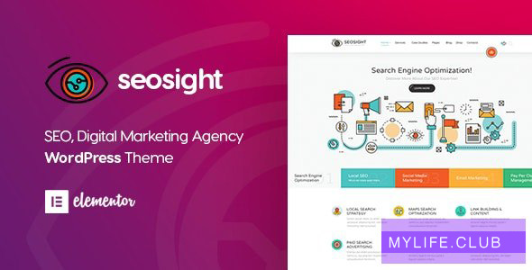 Seosight v5.9 – SEO Digital Marketing Agency Theme 【nulled】