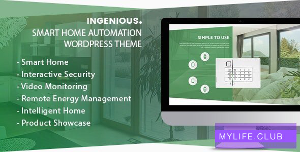 Ingenious v1.2.0 – Smart Home Automation WordPress Theme