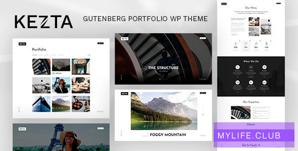 Kezta v1.1 – Gutenberg Portfolio for WordPress