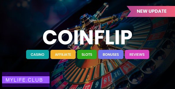 Coinflip v2.1 – Casino Affiliate & Gambling WordPress Theme