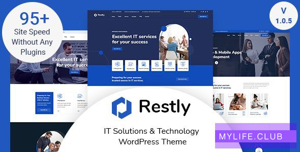 Restly v1.0 – IT Solutions & Technology WordPress Theme