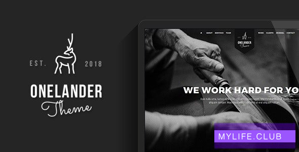 OneLander v2.4.13 – Creative Landing Page WordPress Theme