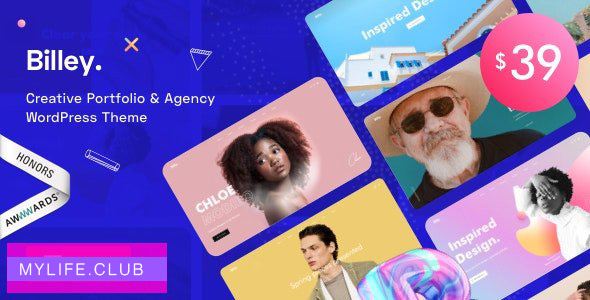 Billey v1.5.6 – Creative Portfolio & Agency WordPress Theme