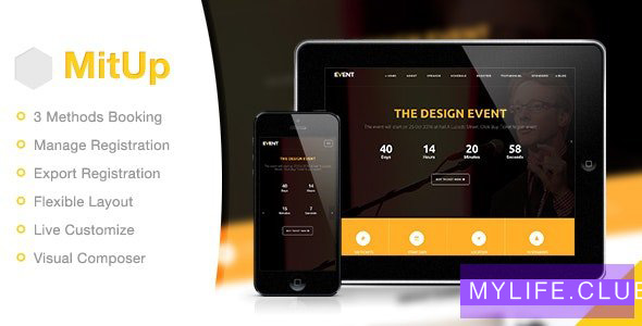 MitUp v1.2.4 – Event & Conference WordPress Theme