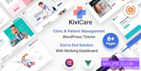 KiviCare v1.4.2 – Medical Clinic & Patient Management WordPress Theme