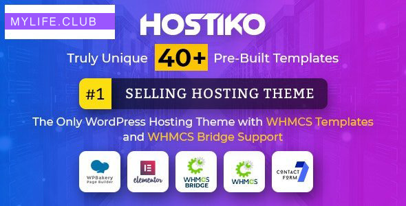 Hostiko v60.0 – WordPress WHMCS Hosting Theme 【nulled】