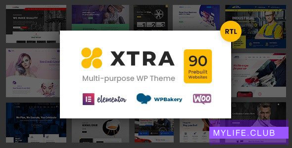 XTRA v4.3.8 – Multipurpose WordPress Theme + RTL 【nulled】