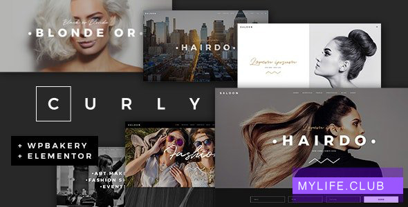 Curly v2.6 – A Stylish Theme for Hairdressers and Hair Salons