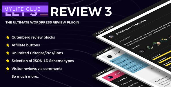 Let’s Review v3.4.0 – WordPress Plugin With Affiliate Options